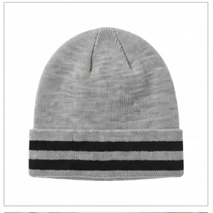 Wholesale <b>Wool</b> Blend Winter <b>Beanie</b> Hat Super Quality Custom Printed Logo Embroidery Plaid Breathable Waterproof Outdoor Knit - Product Image 1