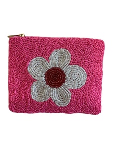 Hand made luxury high quality beaded multi color with color customized choice <b>Stars</b> design coin pouch hand embroidery design - Product Image 3