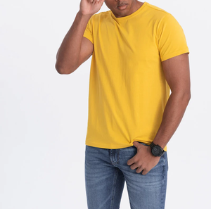 Camiseta de estilo casual para hombre, manga corta, cuello redondo, precios al por mayor, 100% algodón, diseño de corte regular. - Product Image 1