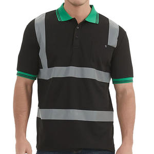 Camiseta Polo de Uniforme de Seguridad a Precios de Mayoreo, 100% Algodón, Camiseta Polo de Seguridad, Camiseta Polo de Dos Tonos para Guardias de Seguridad - Product Image 3