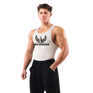 Camiseta sin mangas blanca acanalada para hombre, corte clásico, chaleco deportivo ligero, para gimnasio, entrenamiento, fitness, uso casual de verano, prenda básica - Product Image 5
