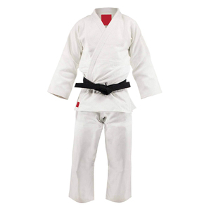 Uniforme de Karate Naranja Premium para Adultos, Uniforme de Entrenamiento de Artes Marciales, Traje de Karate de Algodón Pesado con Cinturón Negro - Product Image 4