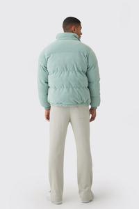 Blouson matelassé premium pour homme – Veste décontractée d'extérieur coupe-vent avec fermeture éclair et poches latérales pour l'hiver - Product Image 5
