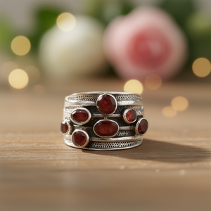 9.5 Gram <b>Garnet</b> Fashion <b>Ring</b> - Product Image 3