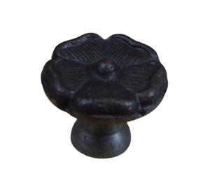 Poignée de tiroir et de porte en fonte noire de style T-Bar pour meuble de cuisine, commode de chambre et application à visser - Product Image 6