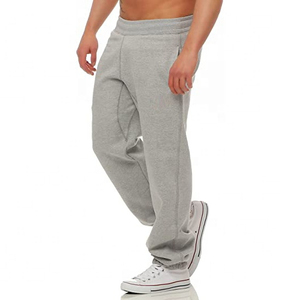 Men's Regular Fit Plus Size Casual Cotton Sweatpants Joggers with Stretch Pockets for Workout and Leisure - Product Image 1