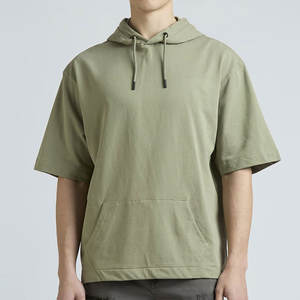 Sudadera con Capucha Extra Grande de Doble Capa y Manga Larga, Diseño OEM, Tejido de Punto, Tallas Grandes para Hombre - Product Image 4