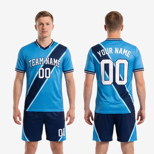 ชุดกีฬาราคาถูก ชุดฟุตบอลสั่งทำพิเศษ แห้งเร็ว เสื้อฟุตบอลชาย ขายดี 100% โพลีเอสเตอร์ ชุดฟุตบอลผู้ใหญ่ 2026 - Product Image 4