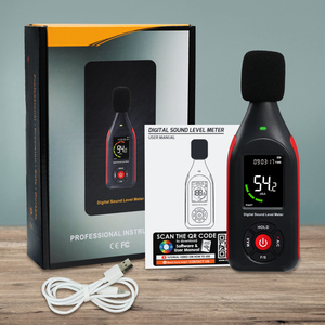 Professional Digital Sound Level <b>Meter</b> 30-130dB Audio Decibel <b>Meter</b> <b>DB</b> <b>Meter</b> Backlight Data Logger 31000 Records USB Charger - Product Image 3