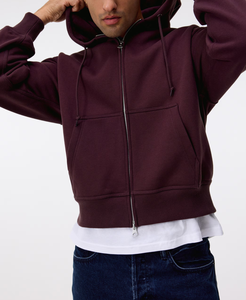 Sudaderas con Capucha para Hombre, de Primera Calidad, al por Mayor, con Cierre Completo, Logotipo Personalizado, Forradas, 100% Algodón, Gruesas, 380 GSM, Talla Grande - Product Image 6