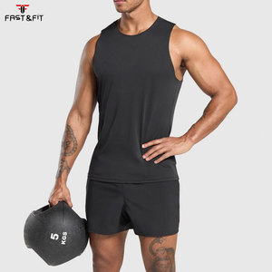 Wholesale Custom <b>Mens</b> <b>Singlet</b> Polyester Breathable Quick Dry Anti-Pilling Gym Training Tank Top - Product Image 5