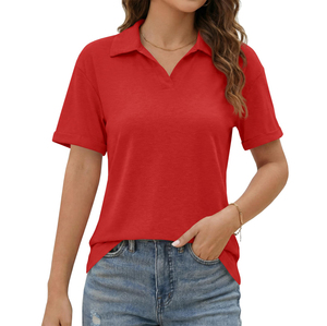 Camisas Polo Personalizadas al por Mayor para Mujer, Sublimación Casual, Transpirables, de Manga Corta, OEM - Product Image 1