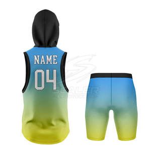 Uniforme 7v7 conçu en matériau léger et doux avec propriétés d'évacuation de l'humidité, adapté à une utilisation sportive - Product Image 2