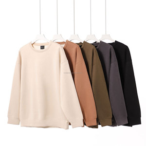 Sudadera personalizada para hombre 100% 420G tela polar cuello redondo Retro bordado en blanco sudadera hombres sudaderas con capucha/sudaderas con capucha para hombre - Product Image 1