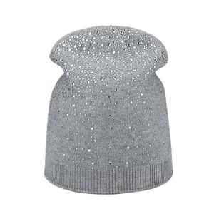 OEM Knitted <b>Beanie</b> Hat Diamond Custom <b>Skull</b> Rhinestone <b>Beanie</b> for Men Woman All Over Rhinestone <b>Beanie</b> Hats - Product Image 6
