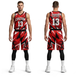 Pantalones Cortos de Baloncesto Color Granate Personalizados, Uniformes Deportivos Sublimados 100% Poliéster con Número Personalizado - Product Image 5