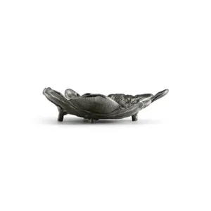Cuenco Decorativo de Metal de Lujo con Perfil Natural Irregular para Mesa de Centro y Consola, Elegante Cuenco Artesanal Hecho a Mano - Product Image 1