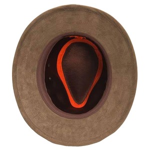 Sombrero de vaquero de cuero personalizado en stock, precio bajo, sombrero de cuero duradero para exteriores, hecho en Pakistán - Product Image 5