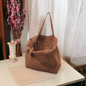 Venta al por mayor 2025 nuevas señoras Vintage de lujo de gran capacidad de cuero de gamuza bolso de hombro indio hecho a mano bolsos de mano para las mujeres - Product Image 3