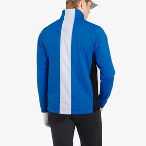 Best Seller Nylon Spandex Polyester Fabric Made <b>Light</b> GSM Sports Golf <b>Jackets</b> Full Zipper Back Panel Design Golf <b>Jacket</b> Male - Product Image 4