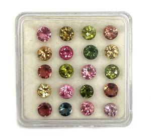 พลอยทัวร์มาลีนทรงกลมธรรมชาติ ขนาด 4.50 มม. พลอยทัวร์มาลีนเจียระไนสำหรับทำเครื่องประดับ ได้รับการรับรองจาก IGI - Product Image 5