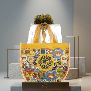 Sac fourre-tout personnalisé avec logo, laminé, imperméable, en PP tissé, sac de courses promotionnel recyclable - Product Image 5