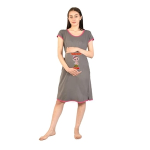 Tunique de maternité pour femmes enceintes, T-shirt de nuit pour femmes enceintes et post-partum - Product Image 1