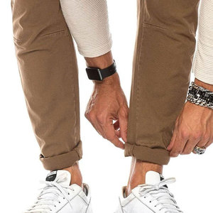 Pantalon cargo et pantalon décontracté pour homme en tissu technique haute performance Solid Trader, texture lisse, résistant aux plis - Product Image 6