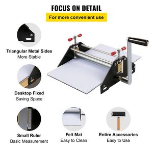 Presse à graver professionnelle entièrement métallique, taille standard 11''L x 10''W x 6,8''H pour la gravure - Product Image 6