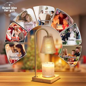 Lámpara Calentadora de Velas Ámbar Regulable con Temporizador, Regalos de Navidad y Cumpleaños para Mujeres, Decoración para el Hogar y Regalos de Inauguración de Casa Nueva - Product Image 4