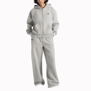 Plain 100% Cotton Tracksuit Female Custom logo Puff Print Embroidery Available Oversize Sweatshirts <b>Pants</b> Manufacturer Tracksuit - Product Image 3