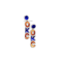 Boucles d'oreilles pendantes en perles avec strass en cristal, faites à la main sur mesure, en perles de rocaille, bijoux tendance pour femmes