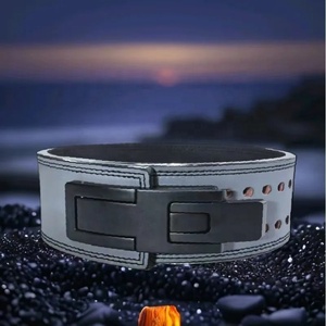 Adjustable Waist Support <b>Belt</b> with Double Buckle for <b>Weight</b> Lifting and Strength <b>Training</b> Unisex Artificial Leather Back Support - Product Image 6