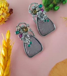 Magníficos Pendientes de Gota de Moissanita Fina de Primera Calidad, Chapados en Plata sobre Latón, para Mujeres y Niñas, para Usar en Fiestas Nocturnas, a la Moda - Product Image 2