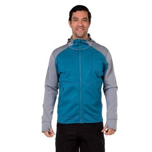 Veste Typhoon pour homme, en néoprène, avec capuche, doublure en polaire, coupe-vent, imperméable, capuche technique noire - Product Image 2
