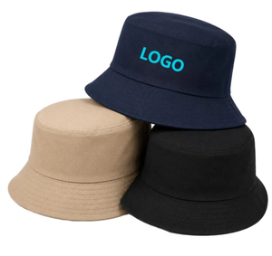 Chapeau Bob Décontracté en Coton Personnalisé avec Logo Brodé sur le Panneau Avant, Protection Solaire, Unisexe, pour Voyage et Plage, Prix Bas - Product Image 1