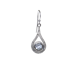 Juego de Joyería de Plata 925 Natural con Gema Azul en Forma de Lágrima, Hecho a Mano, de Alta Calidad, Hipoalergénico, Certificado por Terceros, para Mujer - Product Image 3