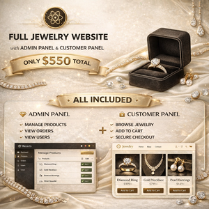 Sitio Web de Joyería Premium con Panel de Control en Shopify, Marketing Digital Habilitado, Envío por Correo Electrónico - Product Image 5