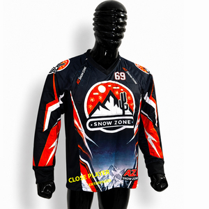 Jersey de Paintball Táctico Totalmente Personalizado |   Tela de Malla 100% Algodón de Alto Rendimiento, Transpirable, de Secado Rápido y Duradera, para Sublimación - Product Image 2