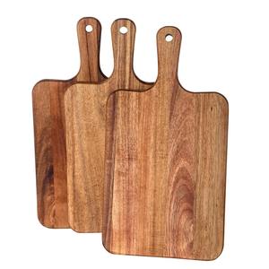 Planches à découper en bois, planche à découper en acacia de grande taille avec poignée pour gravure au laser - Product Image 1