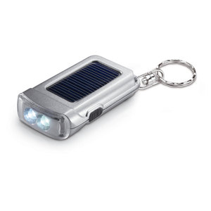 Ringal Porte-clés énergie solaire personnalisé Lampe de poche Porte-clés personnalisé unique avec lampe de poche énergie solaire intégrée - Product Image 1