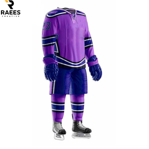 Maillot de hockey sur glace de haute qualité pour équipe sportive, logo personnalisé, maillot de hockey sur glace coupe ajustée - Product Image 4