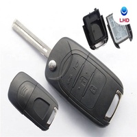 Prezzo di fabbrica flip 4 pulsanti chiave di ricambio in plastica per auto vuota per Baojun 630 730 560 310