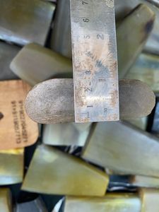 Manche de couteau en corne de buffle naturelle à 100 %, bruts et non traités, fait main, durable, forme naturelle, artisanat BURAQ - Product Image 3