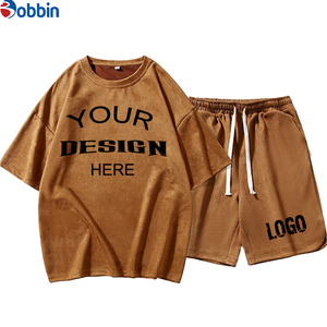 Conjuntos de Camiseta y Pantalones Deportivos Cómodos Unisex para Hombre, Estilo Casual, Transpirables, Personalizables, para Verano - Product Image 2