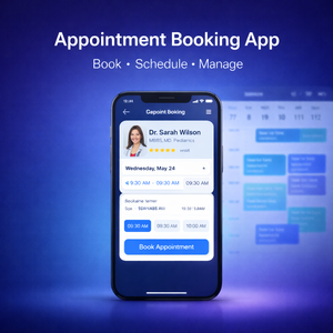 Advanced Appointment Booking Mobile App with Admin Panel for Scheduling Calendar Integration Reminders and User Management - Product Image 1