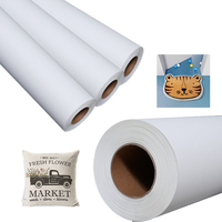 Papier de sublimation blanc haute vitesse 29 g/m² 44 pouces, rouleau de qualité industrielle, impression par transfert thermique continu, textiles YinMeiDa