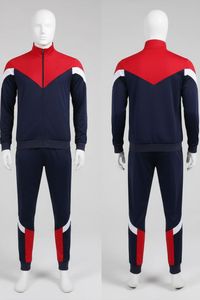 Color Block Men Tracksuit Two Piece <b>Jogger</b> Set Zip Up Sweatshirt Full Zip Sportswear Custom Logo - Product Image 3