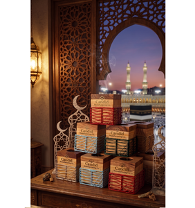 ล่าสุด mubkhar ธูปไม้และโลหะ bukhoor Burner สำหรับเป็นของขวัญทางศาสนารอมฎอนกับกลิ่น benzoin Ocean strawberry - Product Image 1