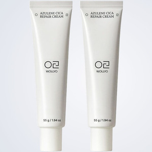 Lotion pour femmes WOLLYO, crème coréenne K-Beauty Azulene Cica Mark, fabriquée en Corée, 55g, soin du visage, produits pour la peau. - Product Image 4